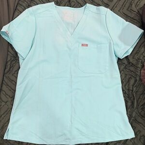 NEON BLUE Figs Women's SMALL set - Limited Edition - Catarina/Yola Skinny (tall)